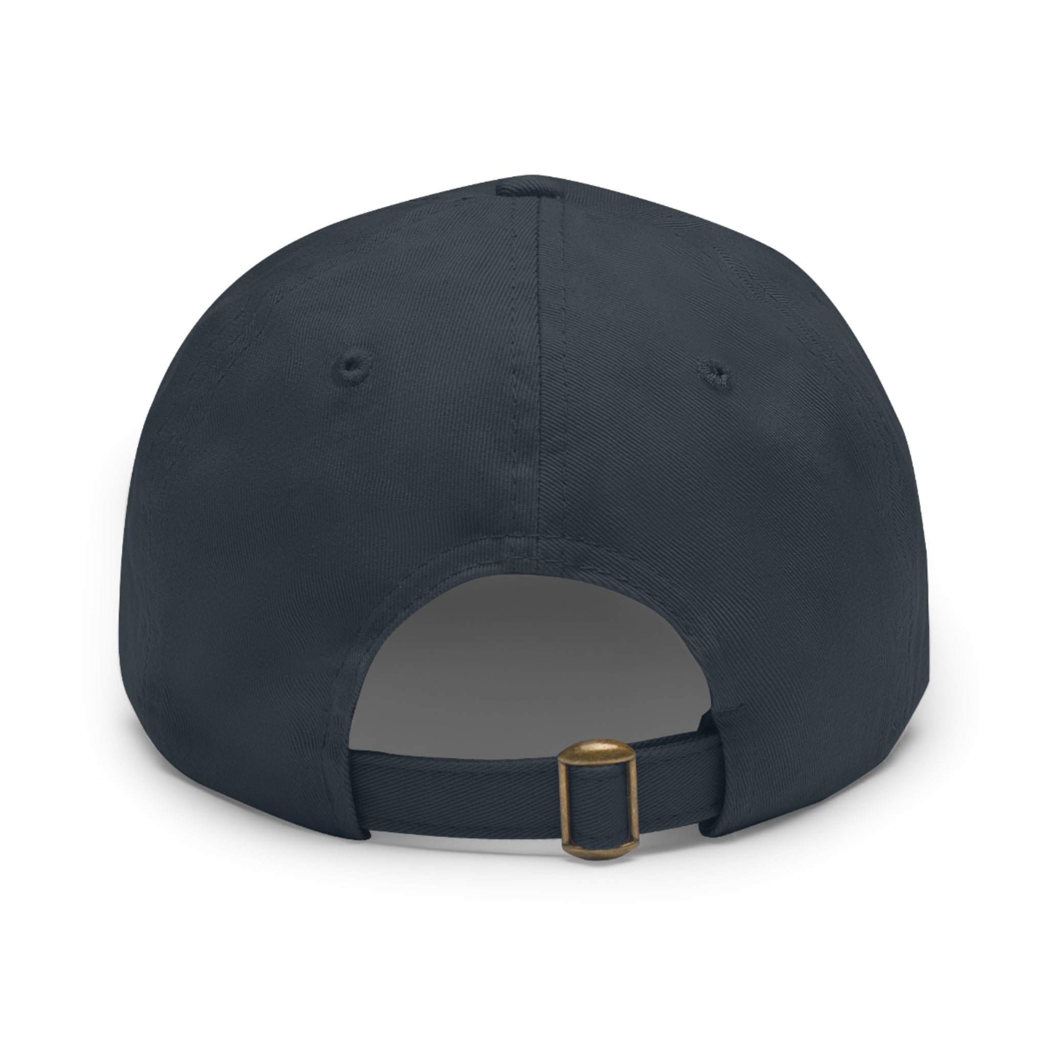 Snail Male, Leather Patch Dad Hat