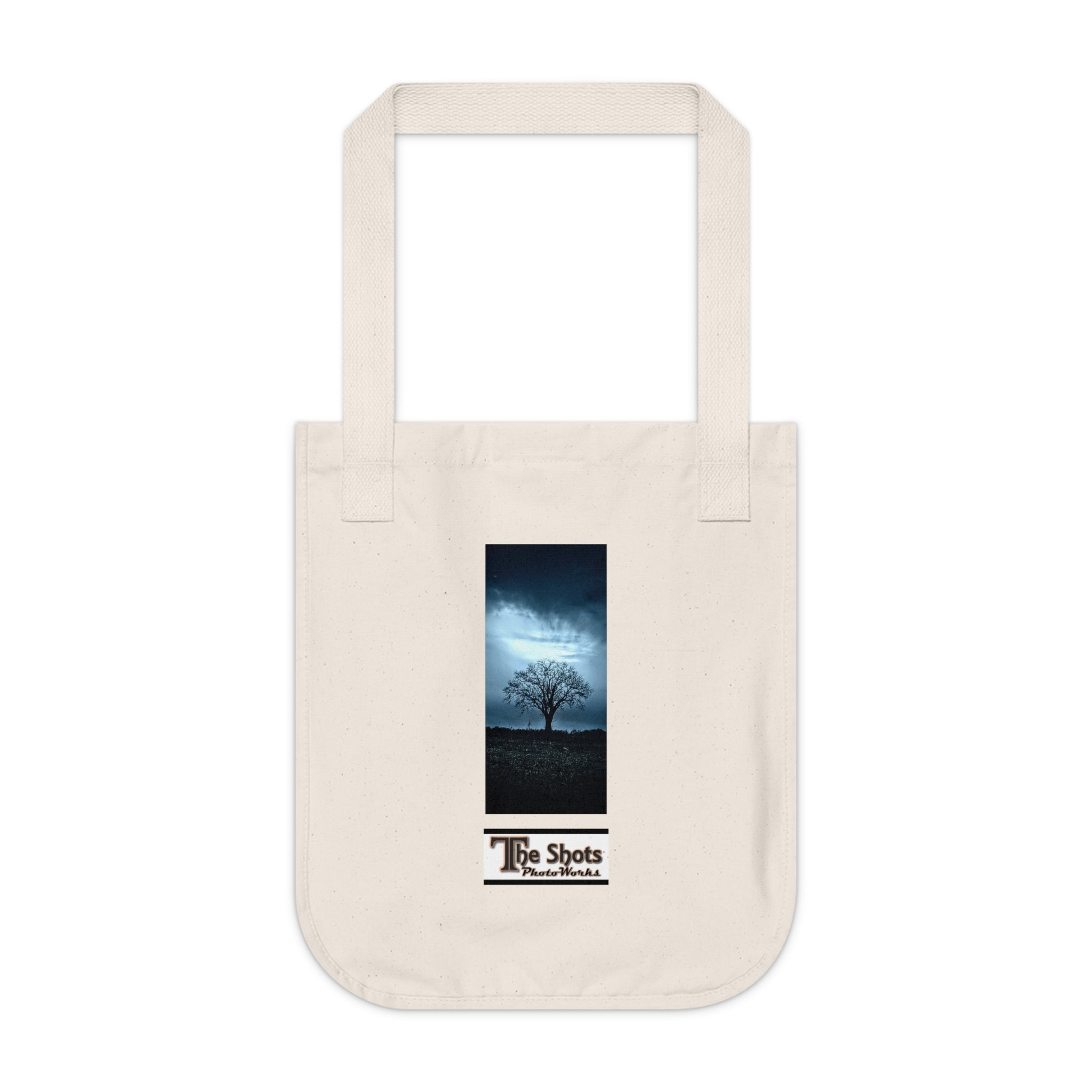 Canvas Tote Bag — Lone Tree Photo Tote with 'The Shots' Logo