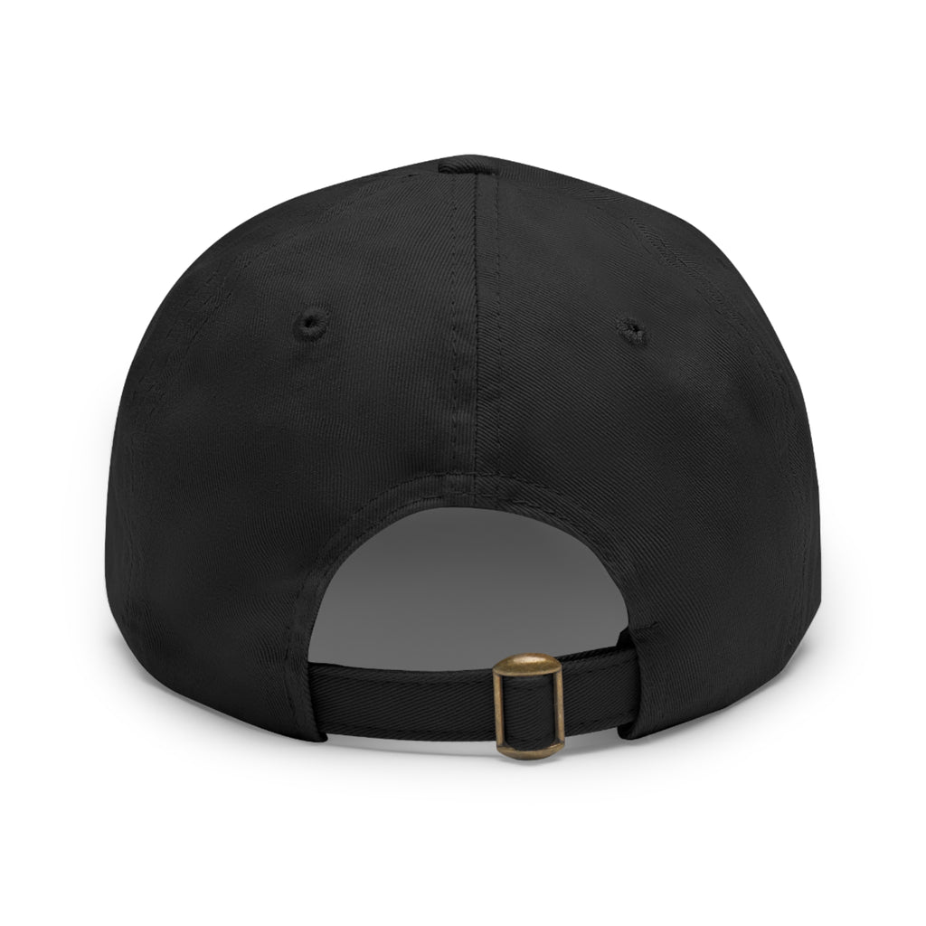 Snail Male, Leather Patch Dad Hat
