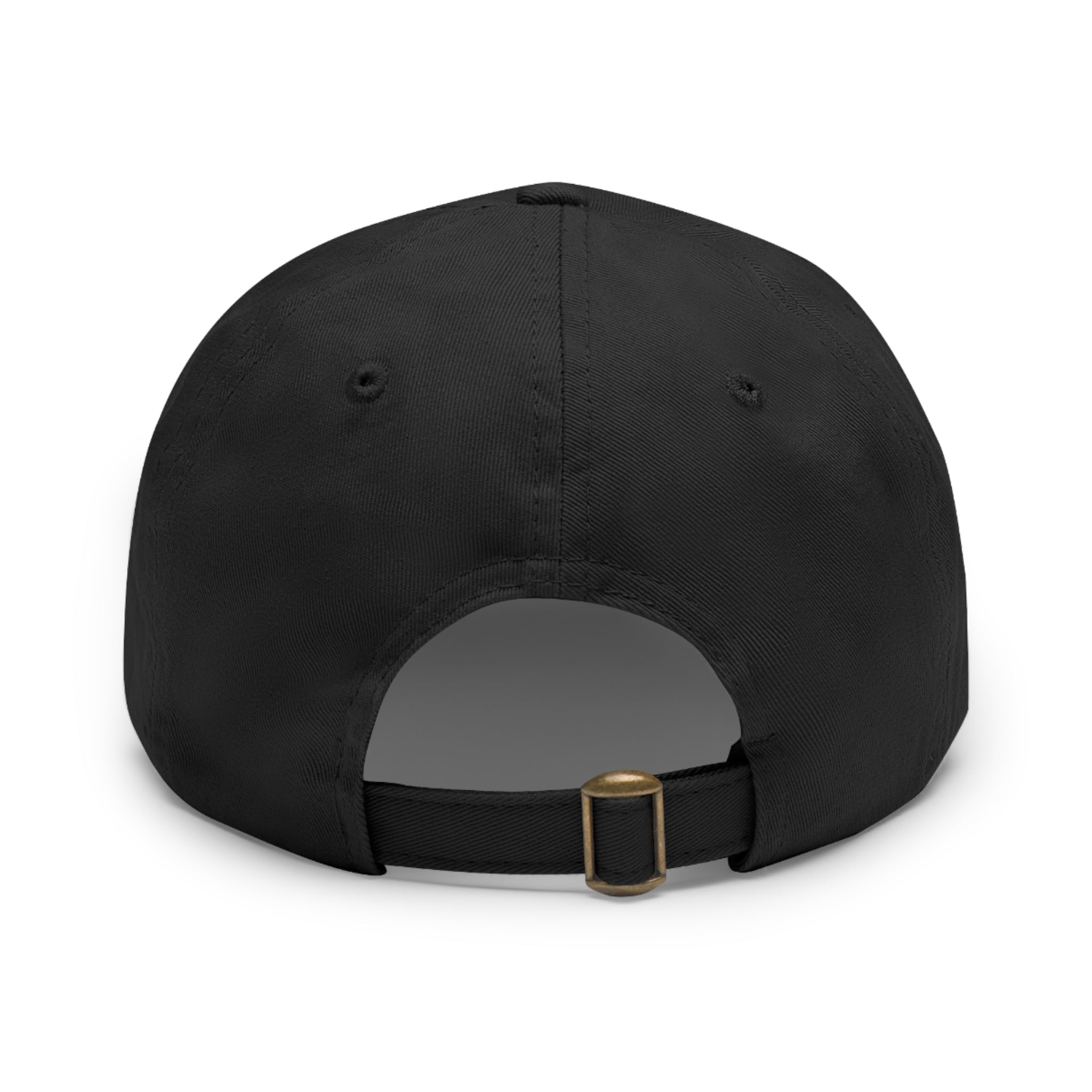 Snail Male, Leather Patch Dad Hat