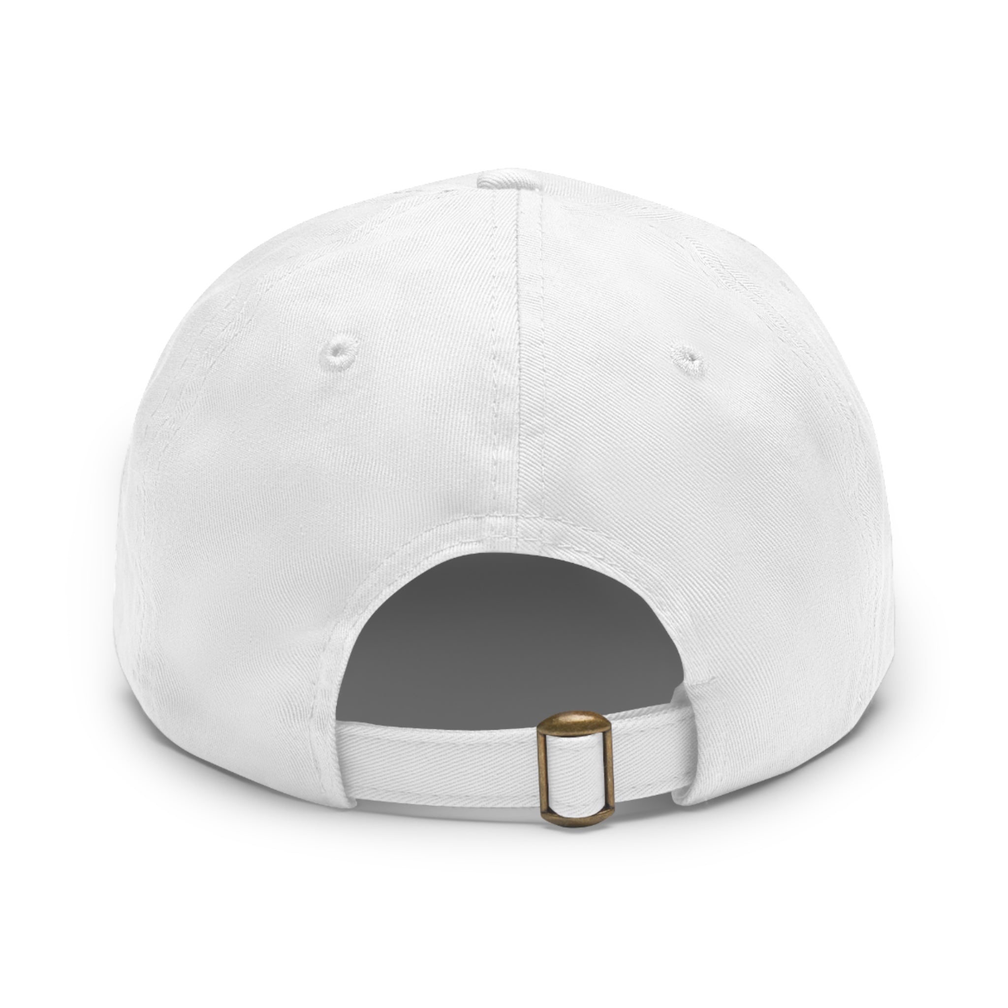 Snail Male, Leather Patch Dad Hat