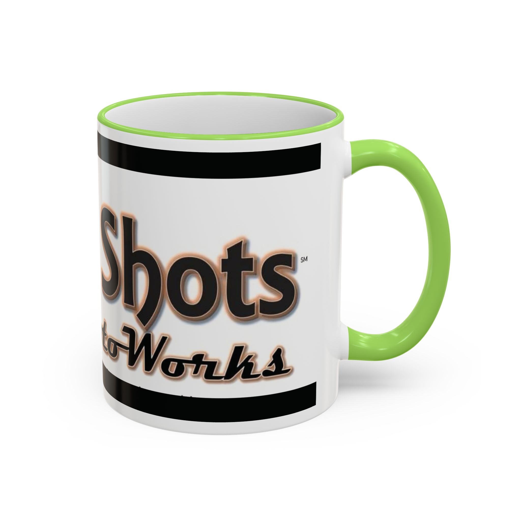 The Shots PhotoWorks Mug | Accent Rim & Handle Ceramic Mug