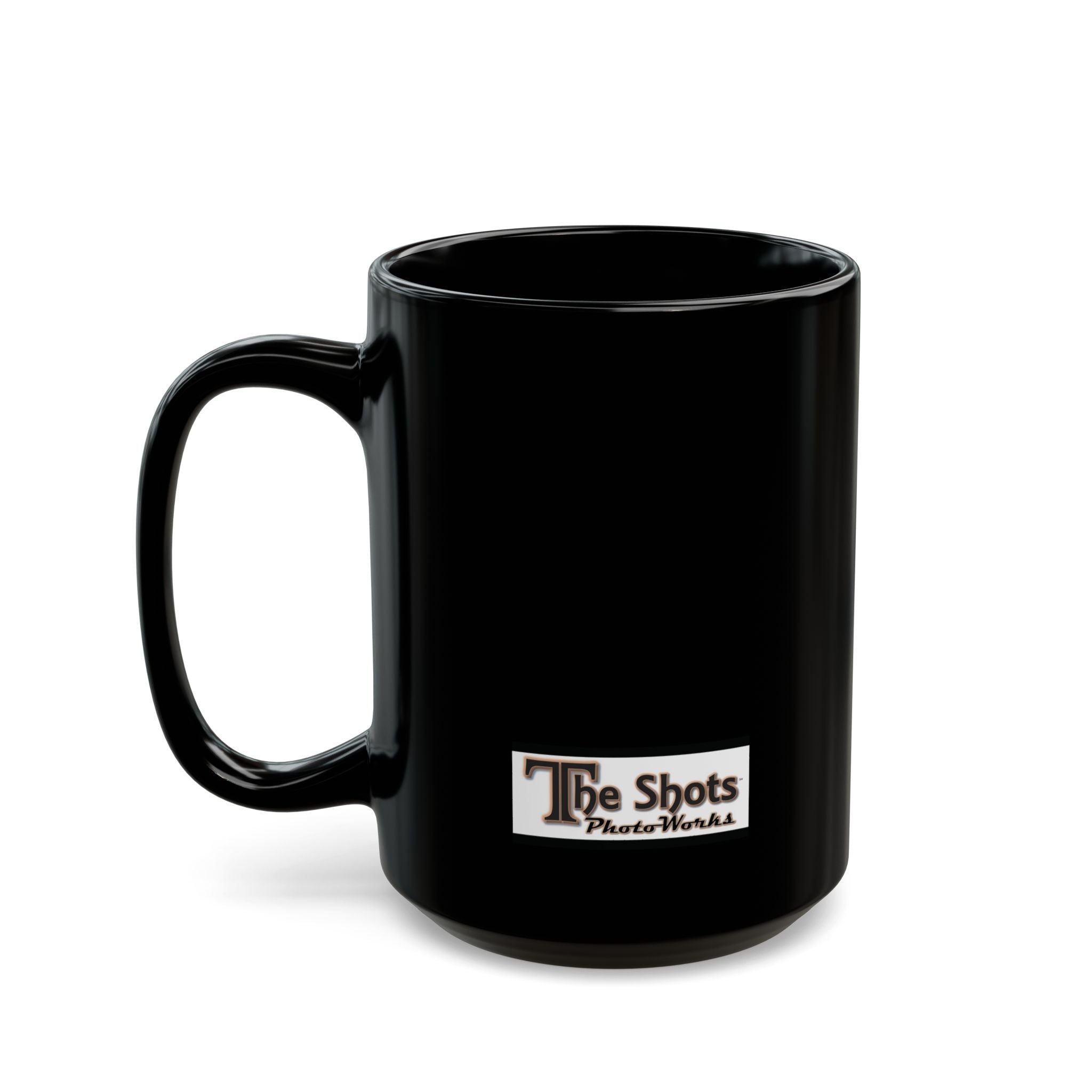 Lone Tree Black Coffee Mug – Ceramic, 15oz
