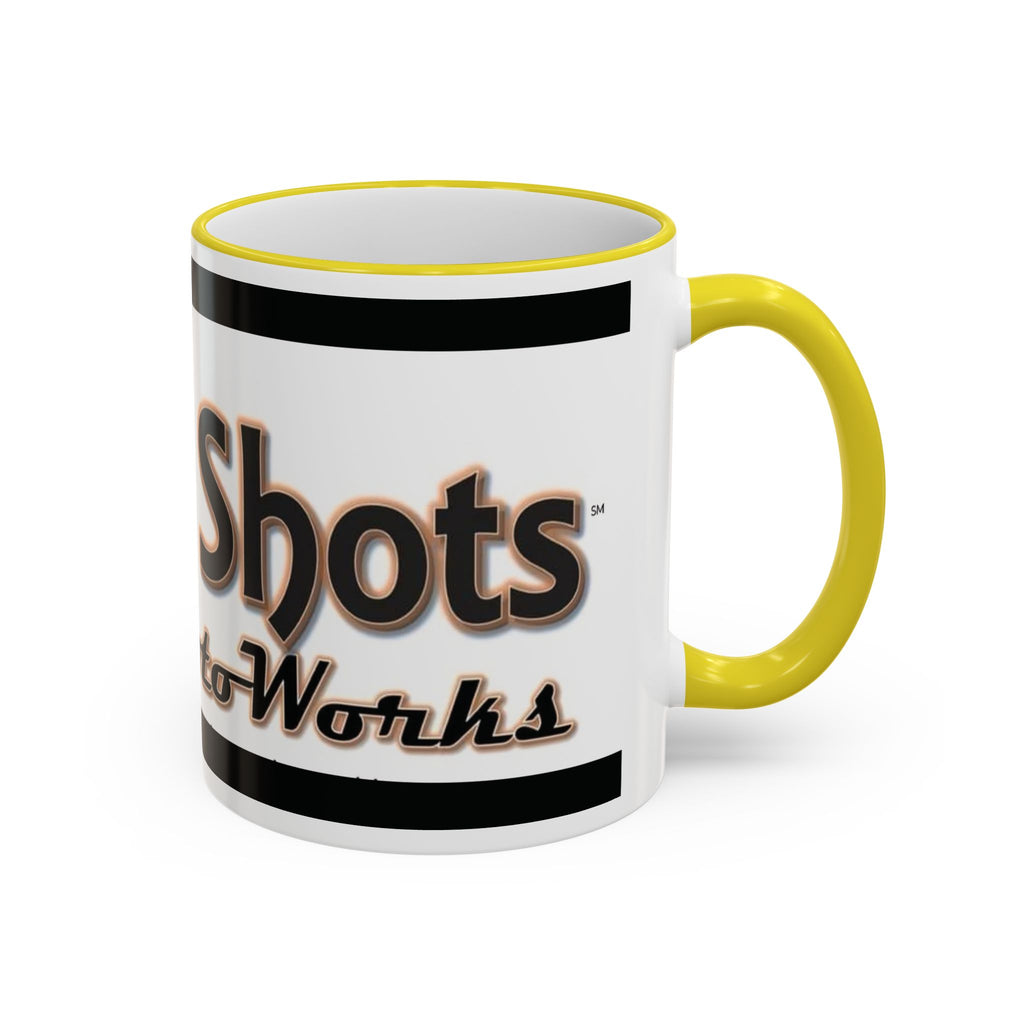 The Shots PhotoWorks Mug | Accent Rim & Handle Ceramic Mug