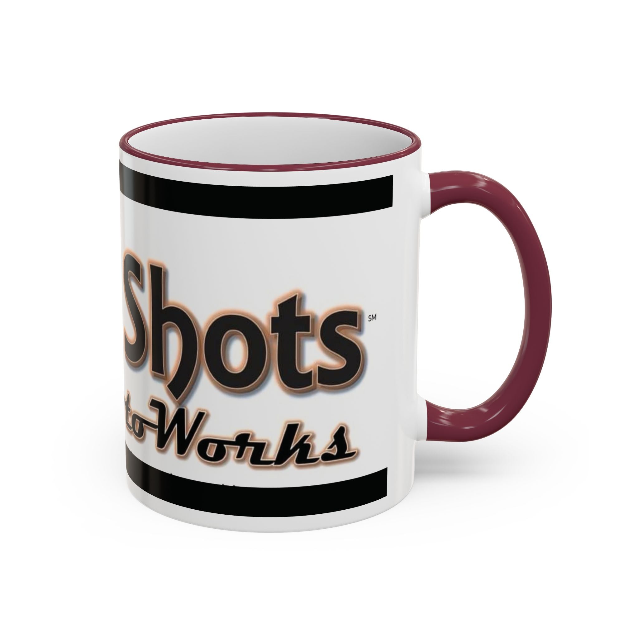 The Shots PhotoWorks Mug | Accent Rim & Handle Ceramic Mug