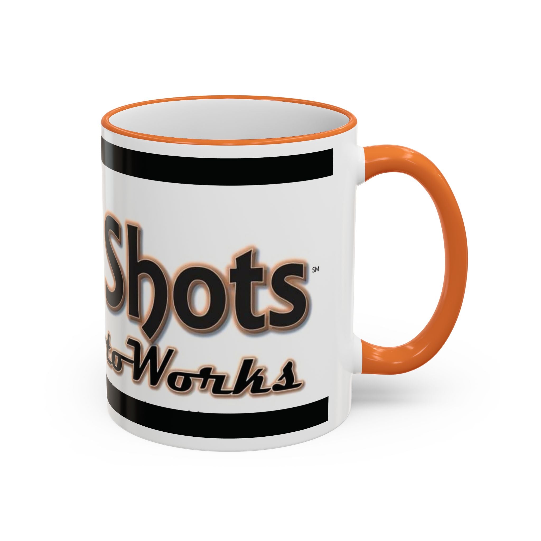 The Shots PhotoWorks Mug | Accent Rim & Handle Ceramic Mug