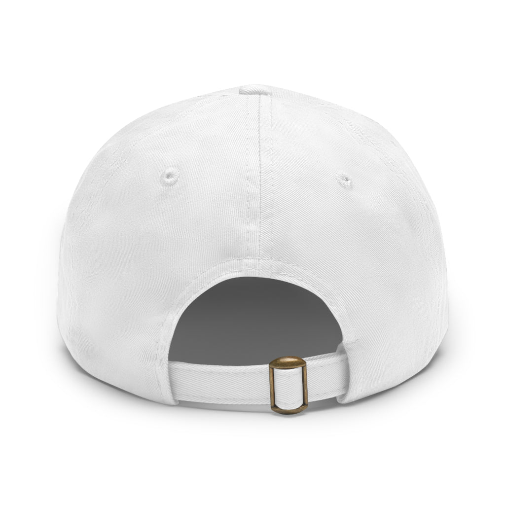 Snail Male, Leather Patch Dad Hat