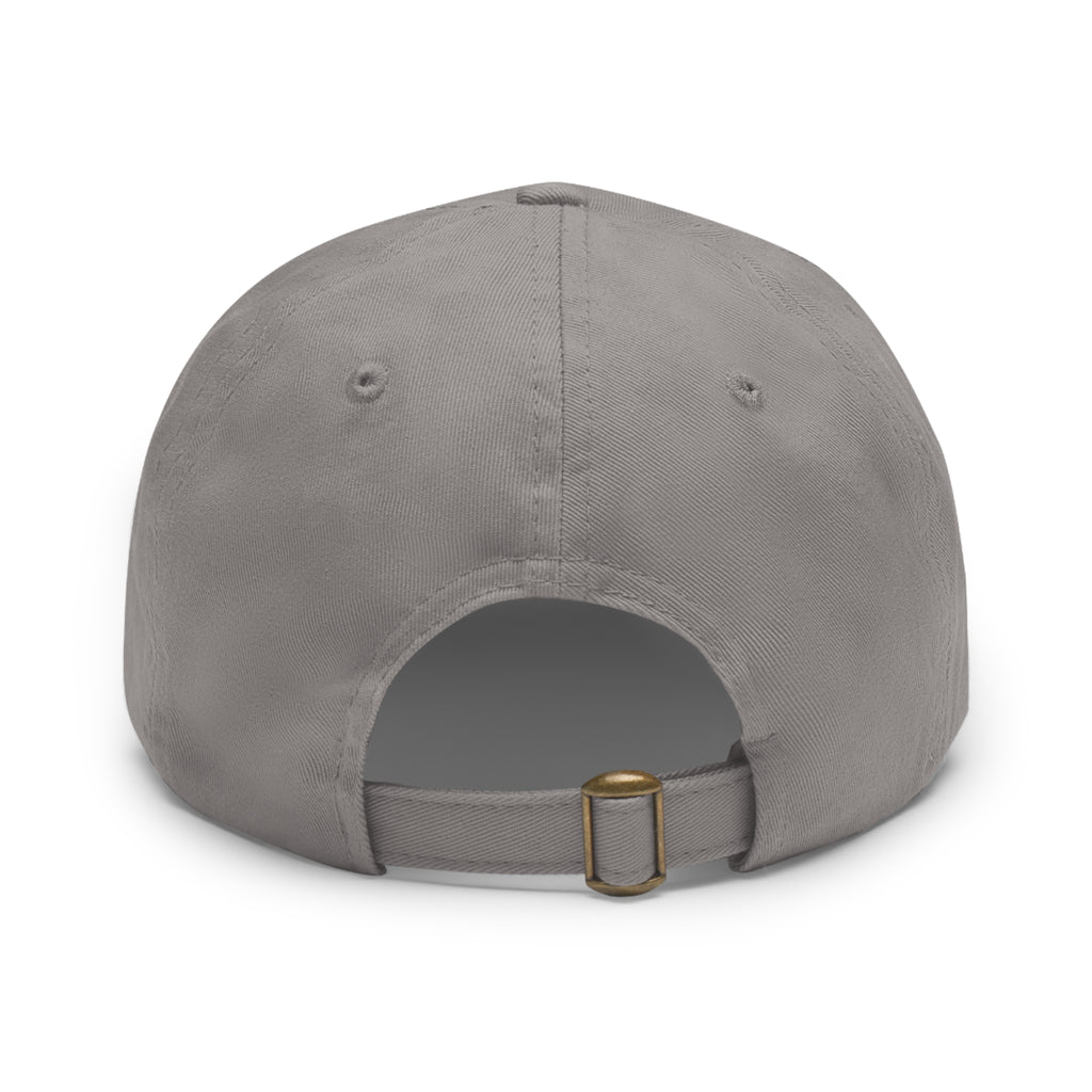 Snail Male, Leather Patch Dad Hat